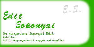 edit soponyai business card